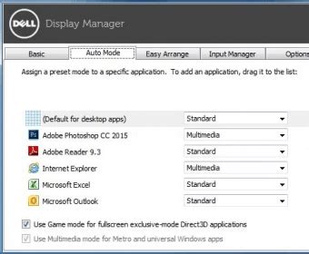 dell display manager    ddmexe
