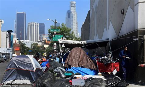 Pictures from downtown LA capture the problem it faces ...