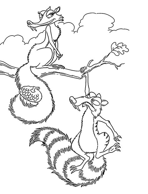 Ice age coloring pages to download and print for free