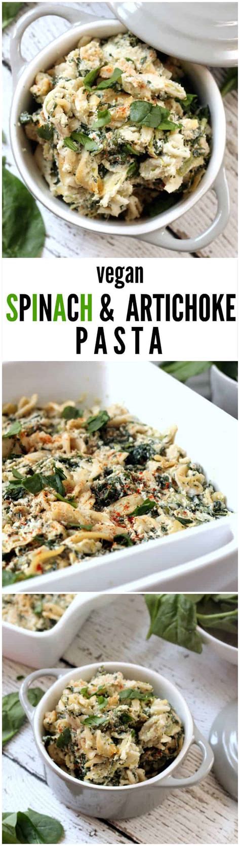 Vegan Spinach And Artichoke Pasta Hummusapien