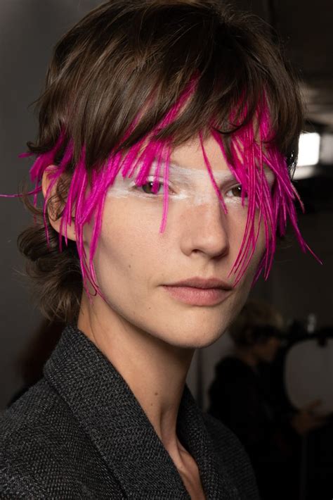 Feathered Fringe At Dries Van Noten Spring 2020 Paris Fashion Week