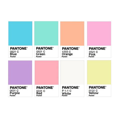 The Best Pastel Color Palette With Names References