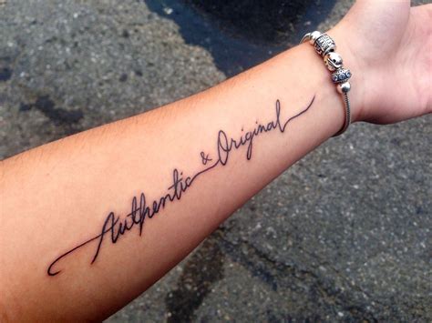 Beautiful Font And Beautiful Placement Forearm Name Tattoos