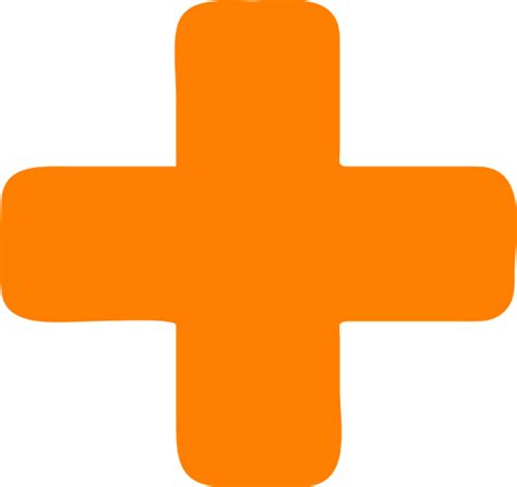 Orange Plus Sign Clip Art At Vector Clip Art Online