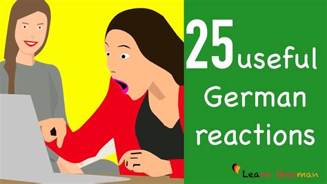 Learn German German For Daily Use 25 Useful German Reactions