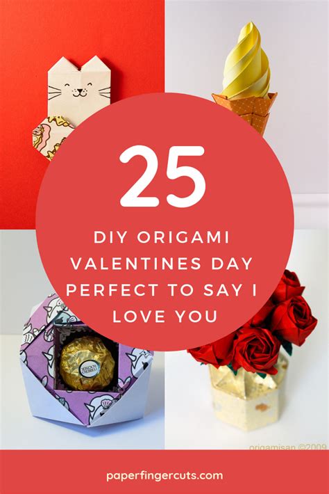 25 Diy Origami Valentines Day Perfect To Say I Love You Valentines