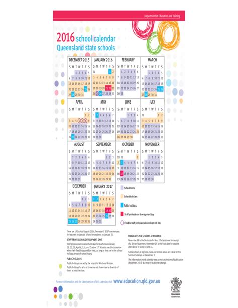 Calendar 2017 Queensland School Holidays Icalendar
