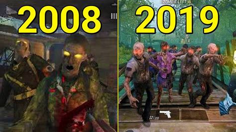 Evolution Of Call Of Duty Zombies 2008 2019 Youtube
