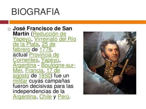 José De San Martín Biografía José De San Martín Wikipedia La
