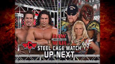 The Undertaker And Kane W Sara Vs Chuck Palumbo And Sean Ohaire Tag Titles Steel Cage Match 813