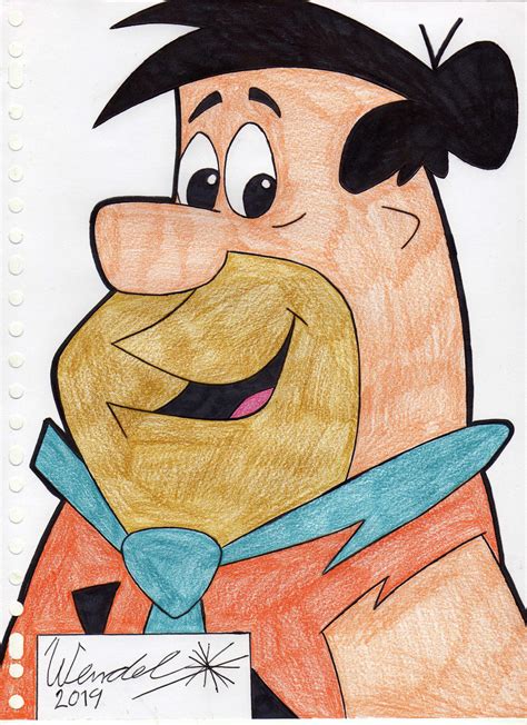 The Flintstones Fred Flintstone By Wendelkrolis On Deviantart