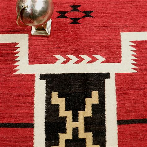 Navajo Style Hand Woven Wool Area Rug V7 Pasargad Touch Of Modern
