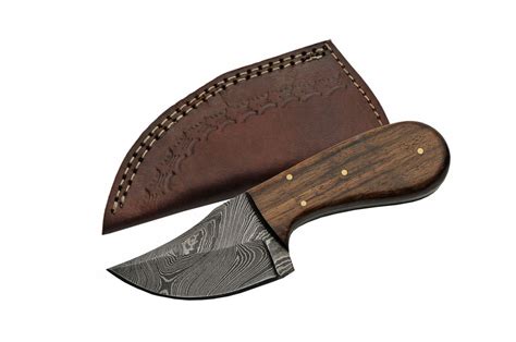 6 Damascus Short Skinning Knife