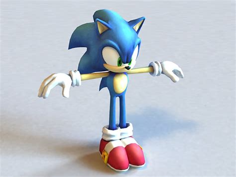 Sonic Unleashed Model Render Blender Sonic The Hedgeh