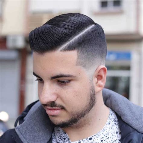 Long Comb Over Fade Simple Haircut And Hairstyle