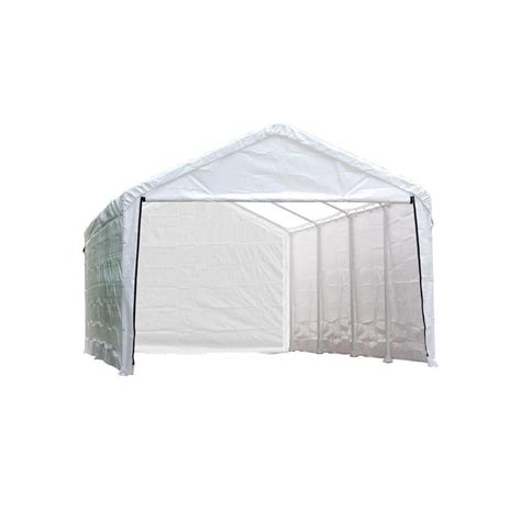 Shelterlogic Super Max 12 X 26 White Canopy Enclosure Kit Fits 2 Inch