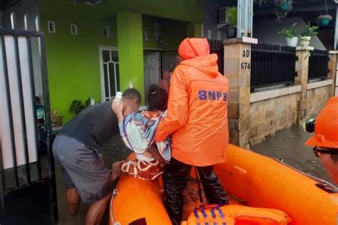 Banjir Makassar Plt Gubernur Bpbd Siaga Evakuasi Dan Pastikan