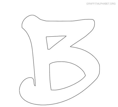 6 Best Images Of Free Printable Letter Stencils B Free Large