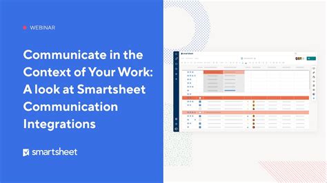 Communicate In The Context Of Your Work A Look At Smartsheet