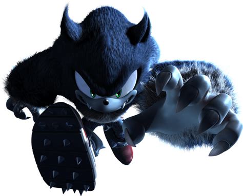 Werehog From The Official Artwork Set For Sonicunleashed Sonic