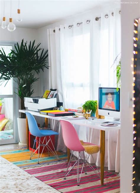 Colorful Home Office Decorating Ideas Remodelaholic