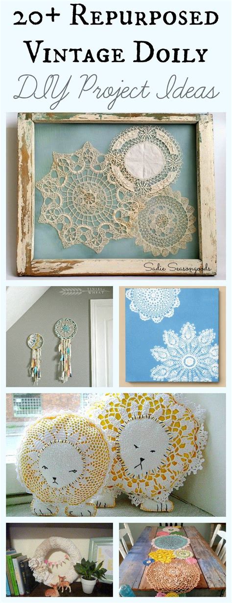 30 Doily Crafts With Vintage Doilies Vintage Crafts Doilies Crafts