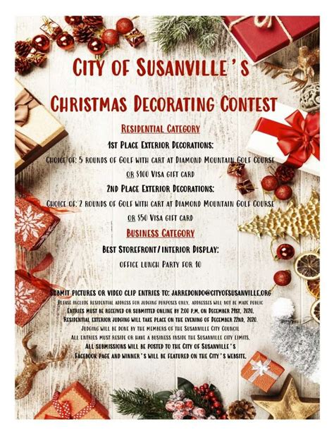 City announces Christmas Decorating Contest – Lassen News