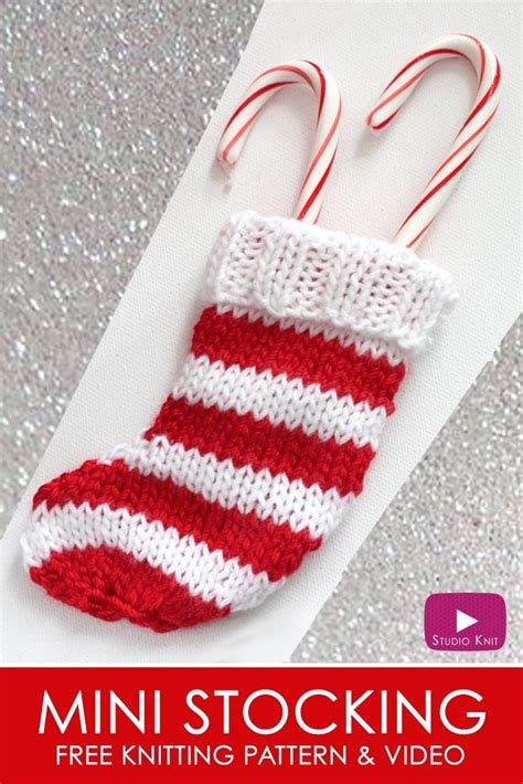 Because it's designed to use fleece, you don't have to worry about lining or edge finishing. How to Knit a Mini CHRISTMAS STOCKING for the Holidays ...