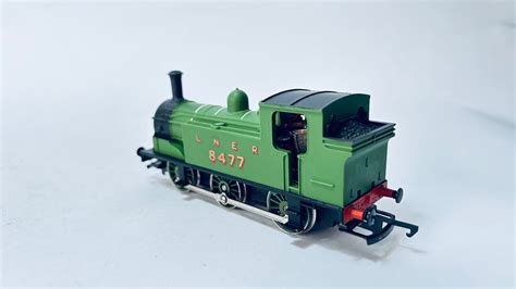 Hornby R252 Oo Gauge Lner Green Class J83 8477 Steam Locomotive 06