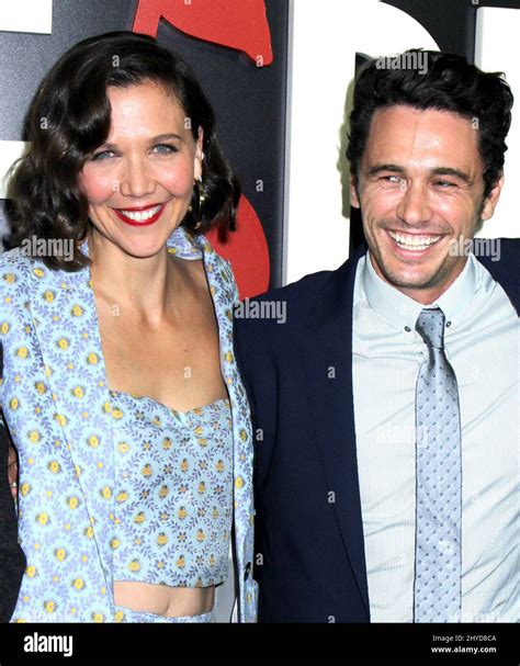 maggie gyllenhaal and james franco attending the deuce premiere held at the sva theater in new