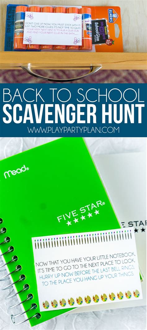Free Printable Back To School Scavenger Hunt For Kids School
