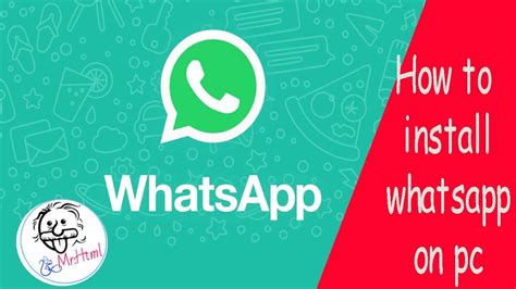 How To Install Whatsapp On Pc Youtube