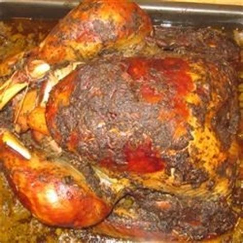 In this thanksgiving recipe, the turkey is first brined and then marinated in citrus, garlic and annatto paste, which give the bird a beautiful orange sheen. Chicken and Turkey Marinade Recipe - Allrecipes.com