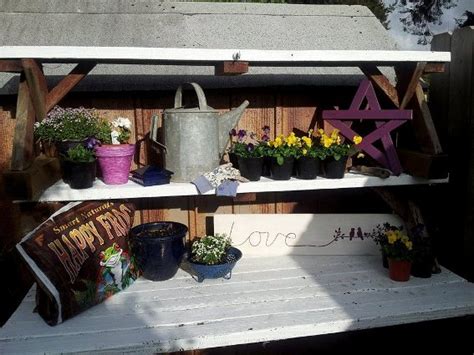 Perfectly Possible Recycled Potting Benches Flea Market Gardening