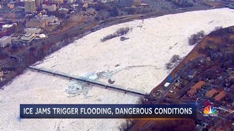 Ice Jams Trigger Flooding Dangerous Conditions Nbc News