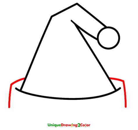 How To Draw A Santa Hat Step By Step Pictures With Instructions