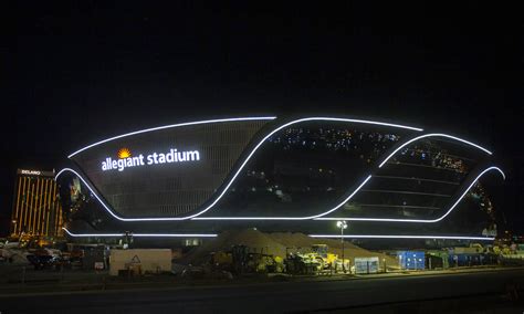 Allegiant stadium, 120 no photos available. Allegiant Stadium light ribbons illuminate Las Vegas sky — VIDEO | Las Vegas Review-Journal