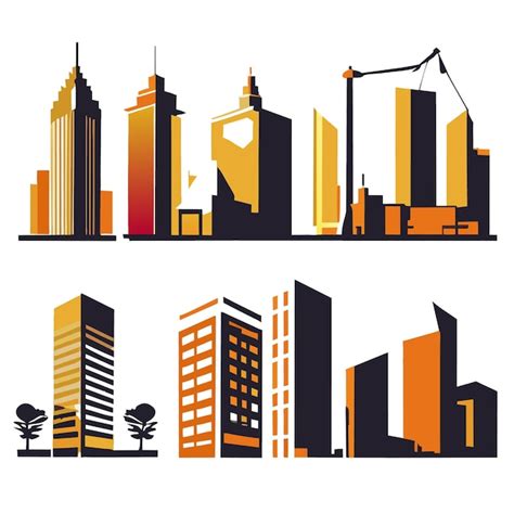 Premium Vector Highquality Vector Of Building Silhouettes