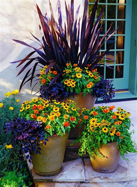 Easy Summer Container Garden Flowers Ideas 58 Fall Container Gardens