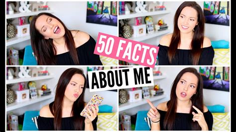 50 Facts About Me ♡ Youtube