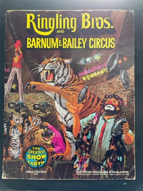 RINGLING BROS AND Barnum Bailey Circus 102nd Edition Souvenir Program