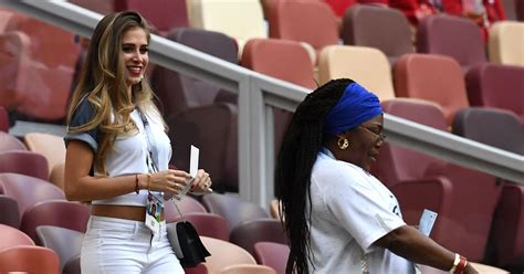 Paul Pogbas Model Girlfriend Joins France Wags For World Cup Clash