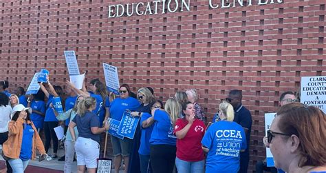 Clark County School District Board Meeting Disrupted By Teachers