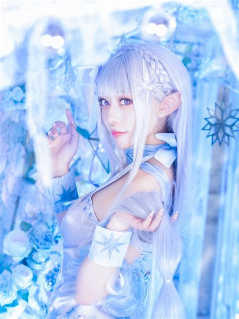 綺世あやり【blk Liliy】🥀💉 On Twitter Reゼロから始める異世界生活 エミリア Crystal Dress Ver 「氷結の魔女」