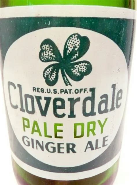 Vintage Acl Soda Pop Bottle Green Cloverdale Gin Ale Johnstown Pa Oz Acl Picclick