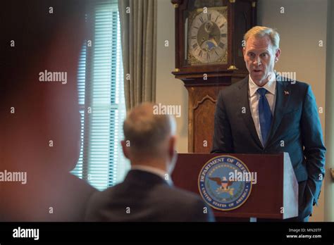 Deputy Defense Secretary Pat Shanahan Is Formally Sworn Into Office By