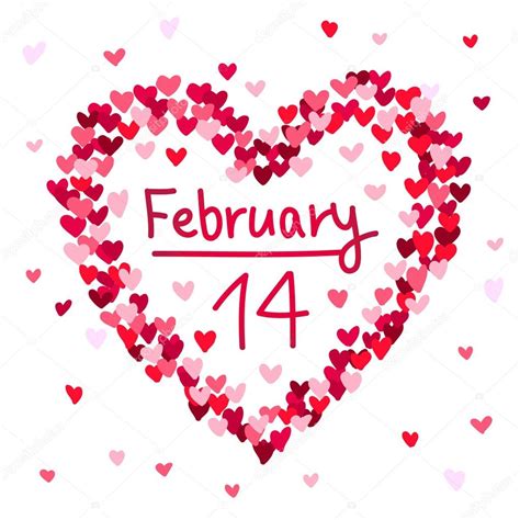 February 14 is the 45th day of the year in the gregorian calendar. Ilustración del 14 de febrero día de los enamorados ...