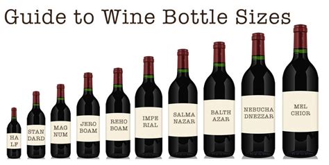 Guide To Wine Bottle Sizes Michaels Wine Cellar Blog