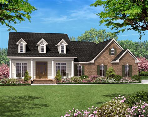 1500 Sq Ft Country Ranch House Plan 3 Bed 2 Bath Garage