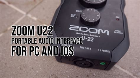 The Zoom U 22 Usb Audio Interface Unboxingreview Bahasa Youtube